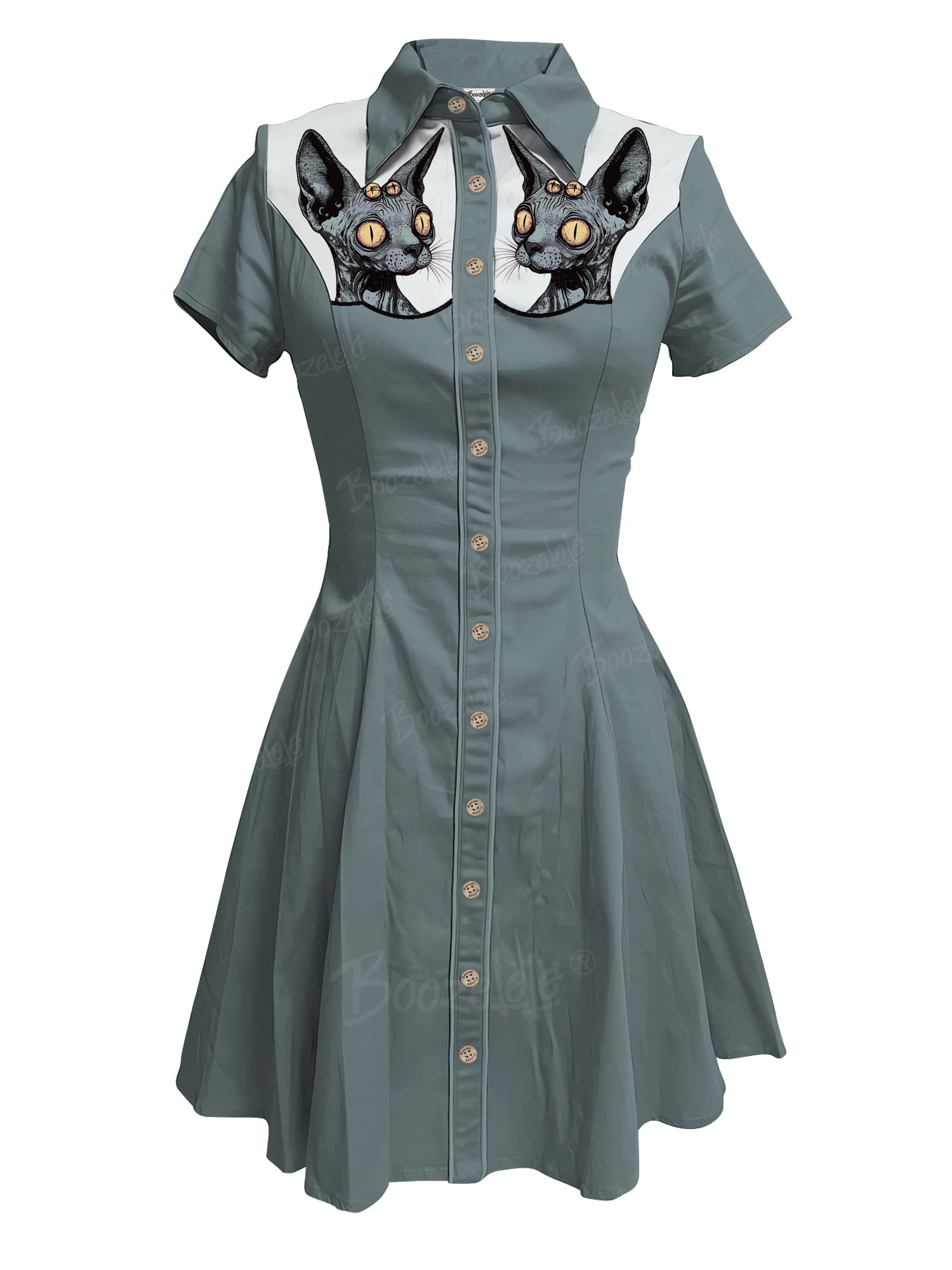 Multi-Eyed Bat - 100% Cotton Dress