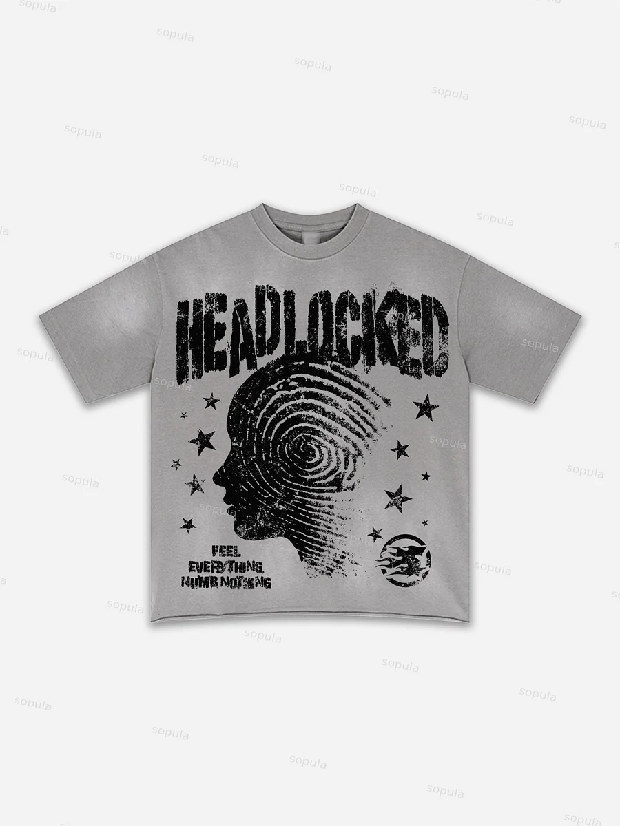 Mental Health Mental Distress Vintage Graphic Washed T-shirt