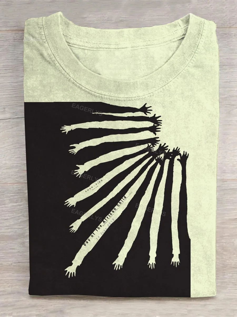 Eagerlys Stretching The Sun and Darkness T-shirt Eagerlys
