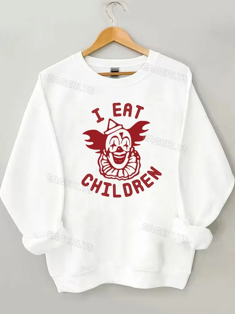 Eagerlys Scary Clown Sweatshirt Eagerlys