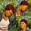 Short Curly Hair Wigs Women Glueless Pixie Cut Wigs