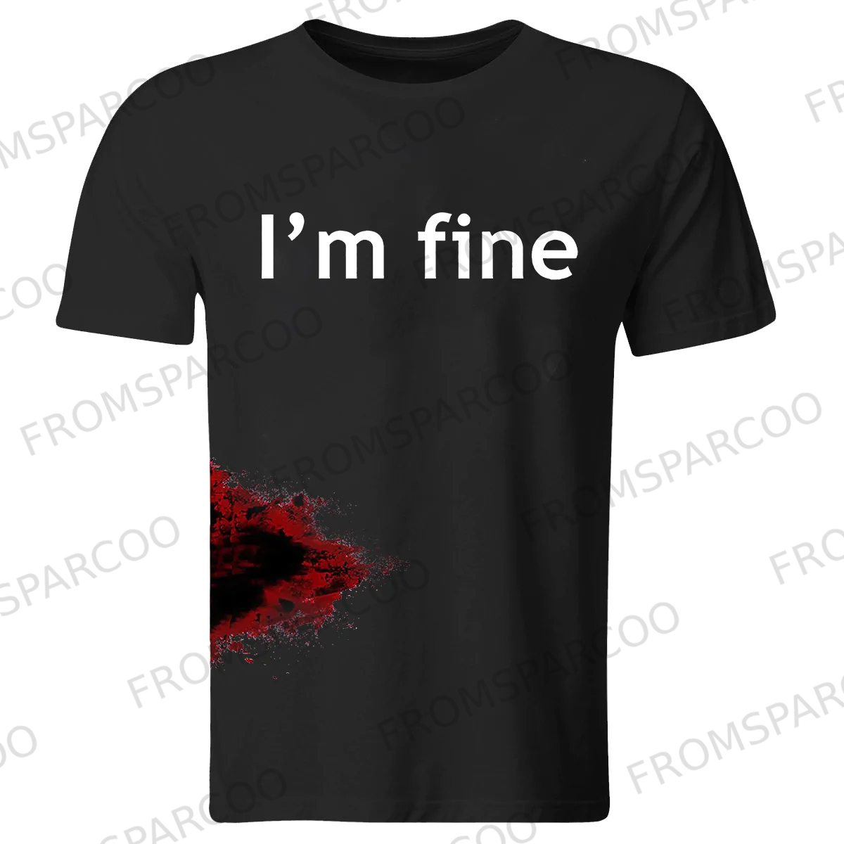 I'm Fine Wound Printing Men's T-shirt
