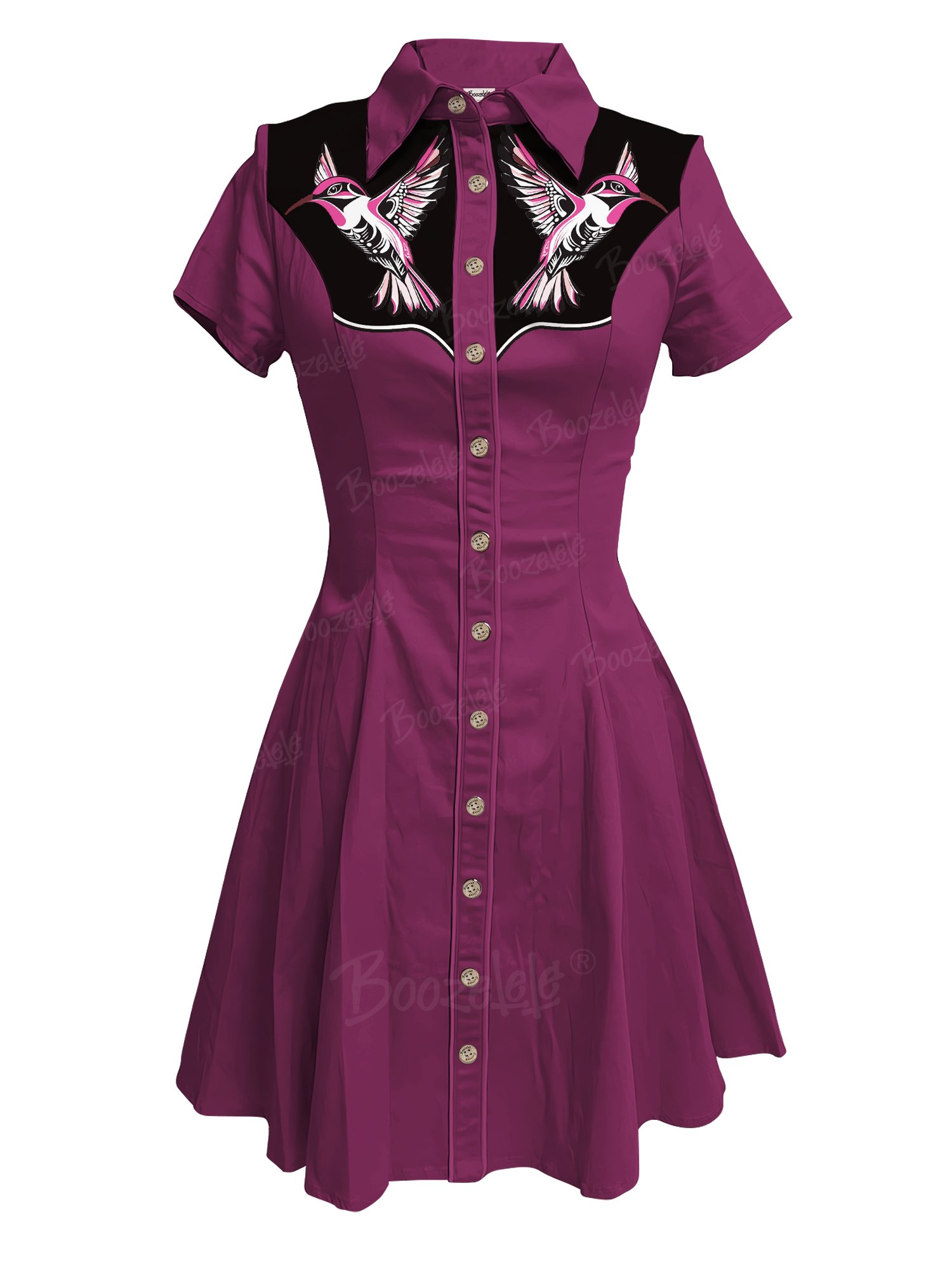 Bird- 100% Cotton Dress