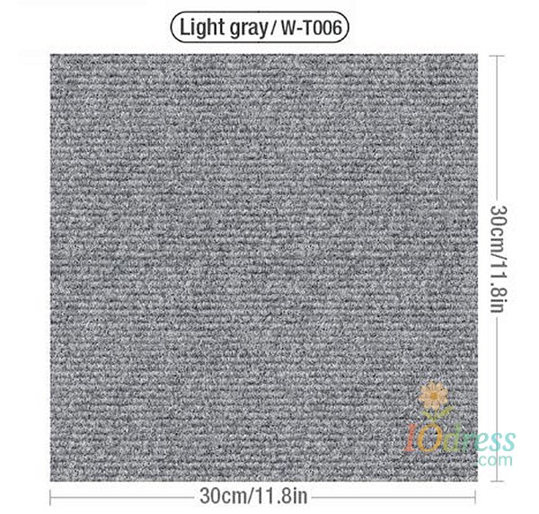 IO Dress Thicken Floor Tiles Sticker Square Rug Self Adhesive Carpet Peel And Stick Mat DIY Flooring For Living Room Bedroom Home Decorat