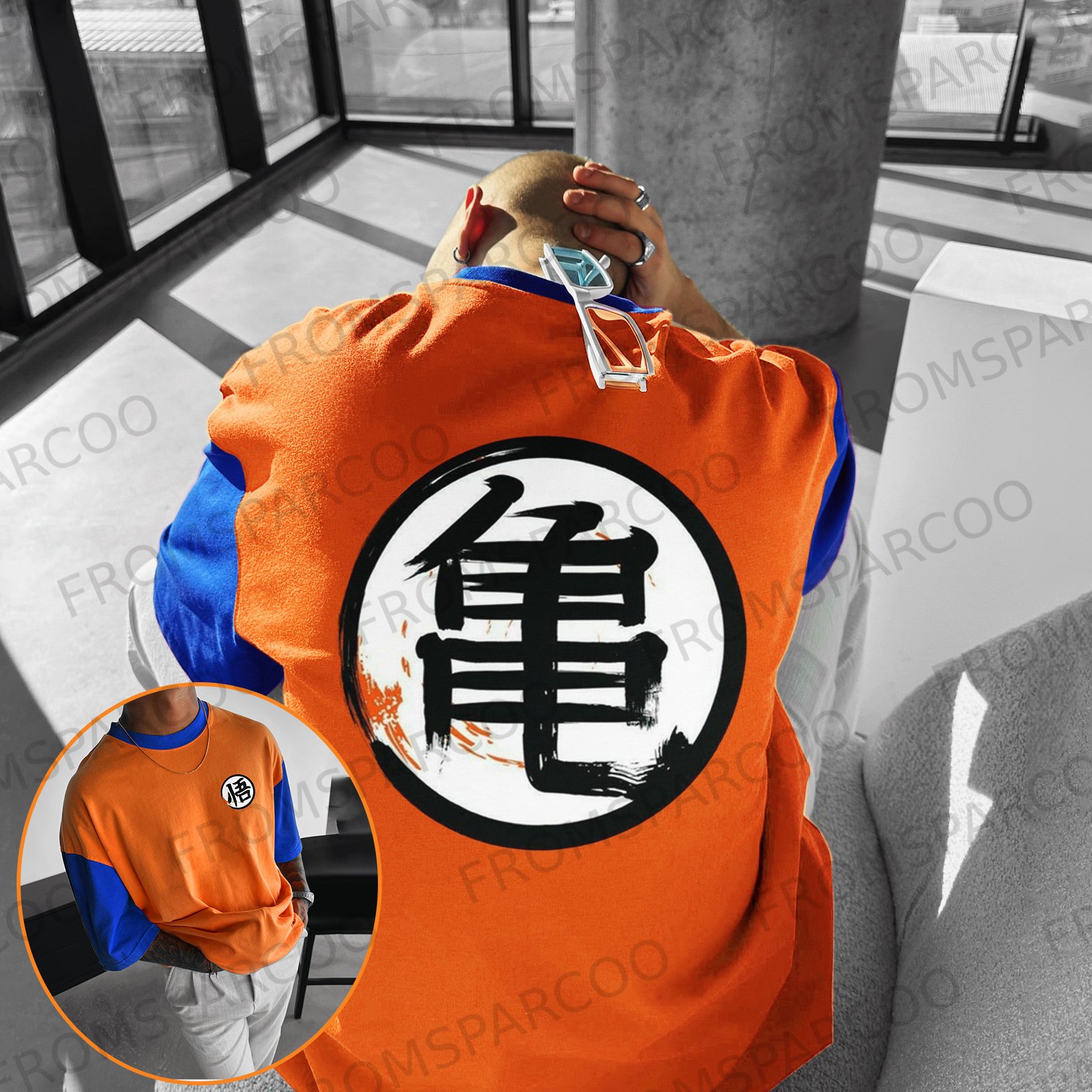 Oversized Dragon Ball Goku Tee