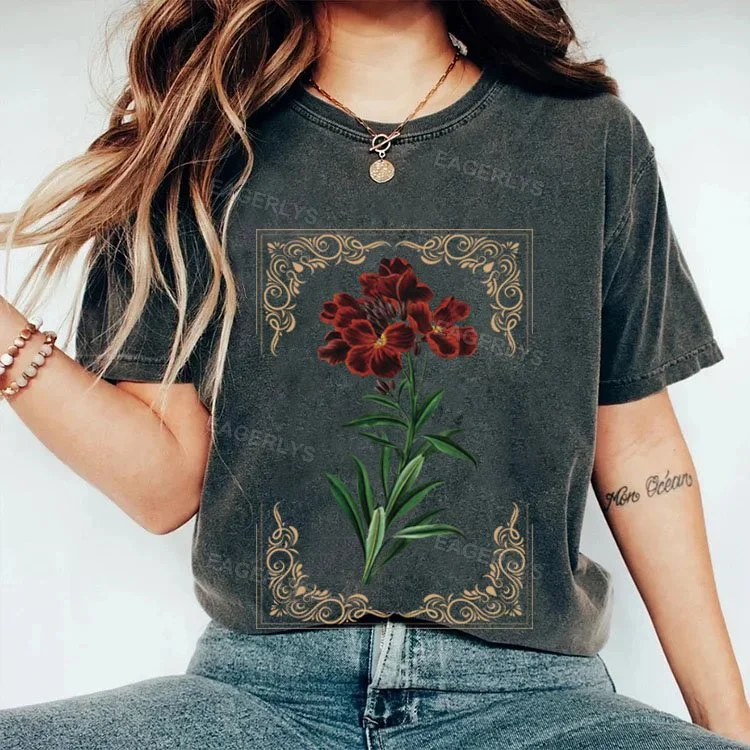 Eagerlys Vintage Cottagecore T-shirt Eagerlys