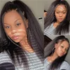 Glueless Kinky straight 200% density glueless brazilian black wigs
