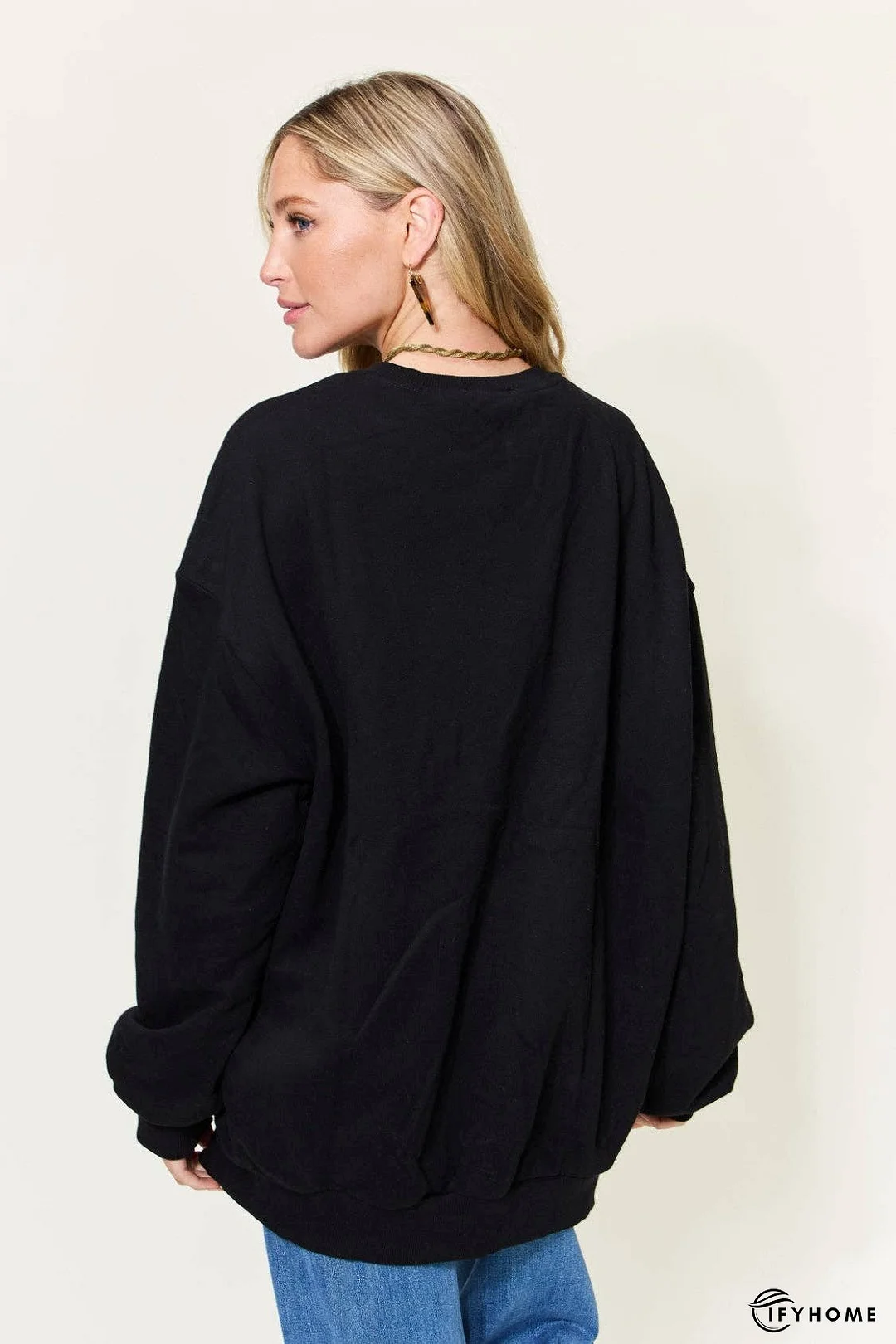 Simply Love Full Size Graphic Long Sleeve Sweatshirt | IFYHOME