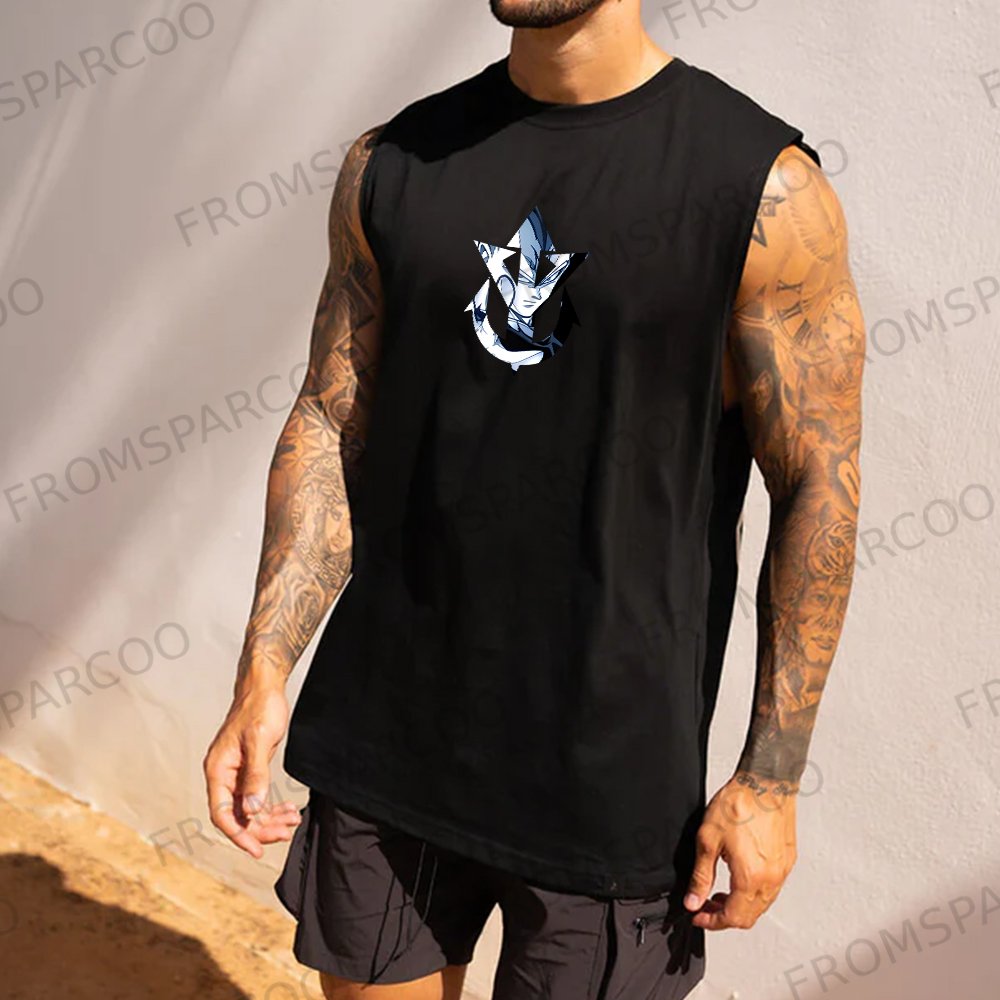 Casual Dragon Ball Anime Vegeta Fitness Tank Top