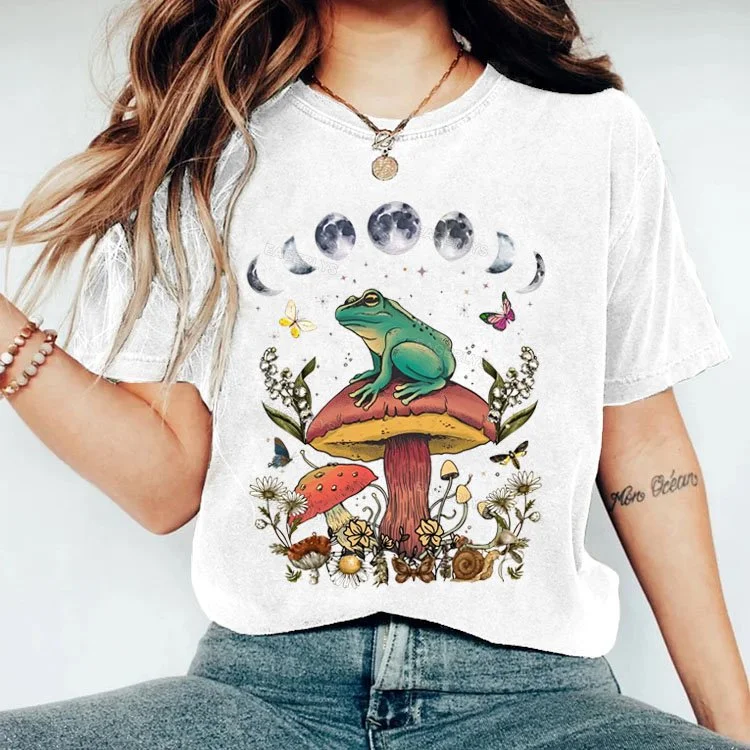 Eagerlys Vintage Mushroom T-shirt Eagerlys