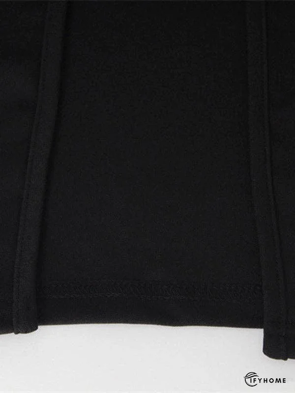 Long Sleeves Skinny Back Cross Split-Side Tasseled High Neck Evening Dresses Maxi Dresses | IFYHOME