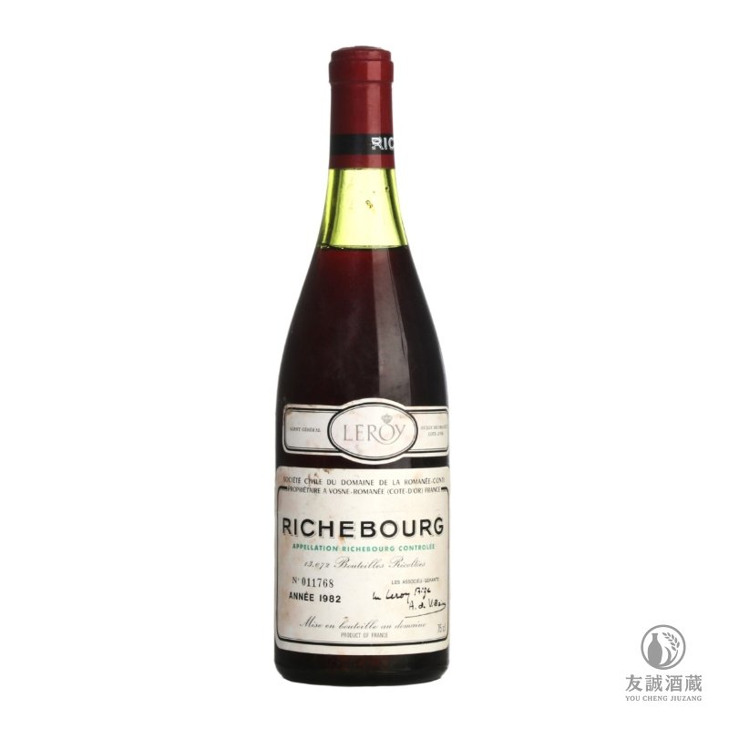 1982年 Roman&eacute;e-Conti Richebourg 裡奇堡紅酒-DRC特級園紅酒 友誠酒藏