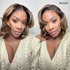  Ready-to-Wear Highlight Bob Wig &ndash; Glueless Short Layered Wig