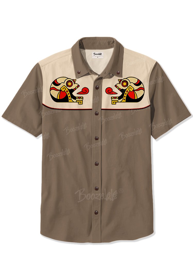 Abstract Skull - 100% Cotton Shirt