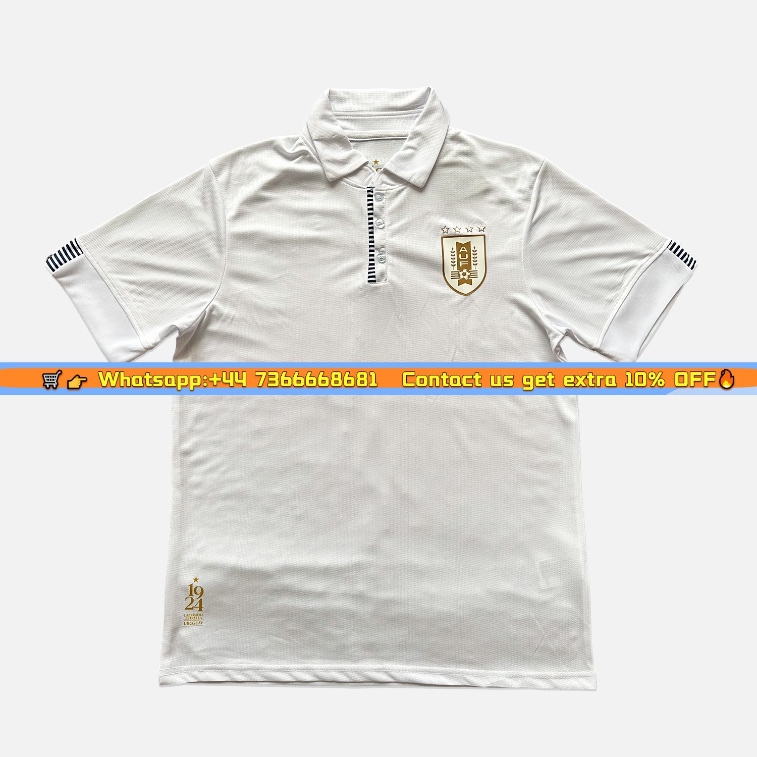 Uruguay 2024 Away Stadium Jersey - Fans Version