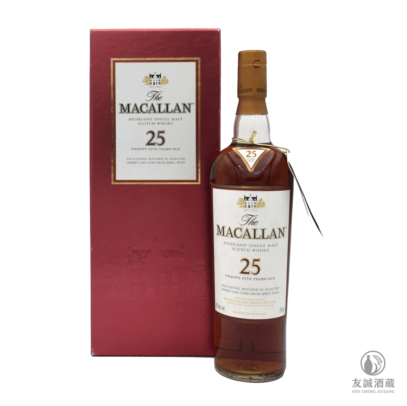 麥卡倫Macallan 25年雪莉桶 友誠酒藏