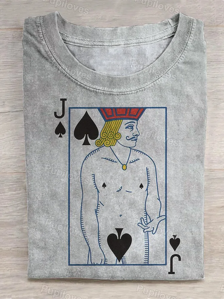 Pupiloves Pupiloves  Card Art Jack of Spades T-shirt
