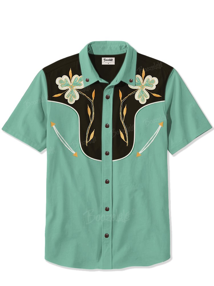 Flower Cowboy - 100% Cotton Shirt
