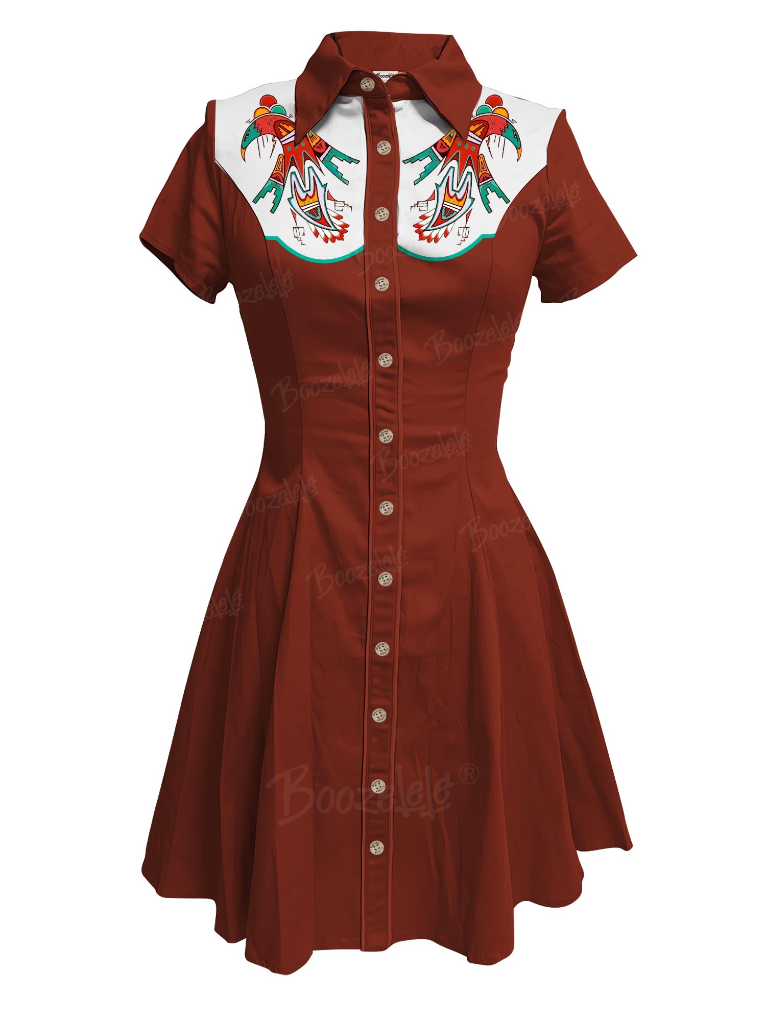 Bird Navajo Inspiration - 100% Cotton Dress