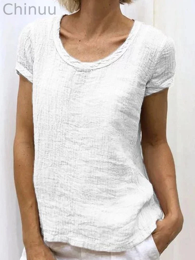 Vintage Crew Neck Casual Tee