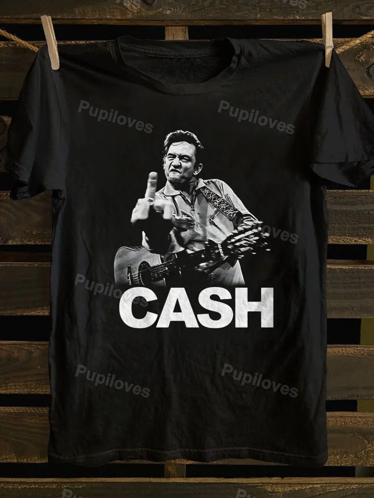 Pupiloves Pupiloves Johnny Cash T-shirt