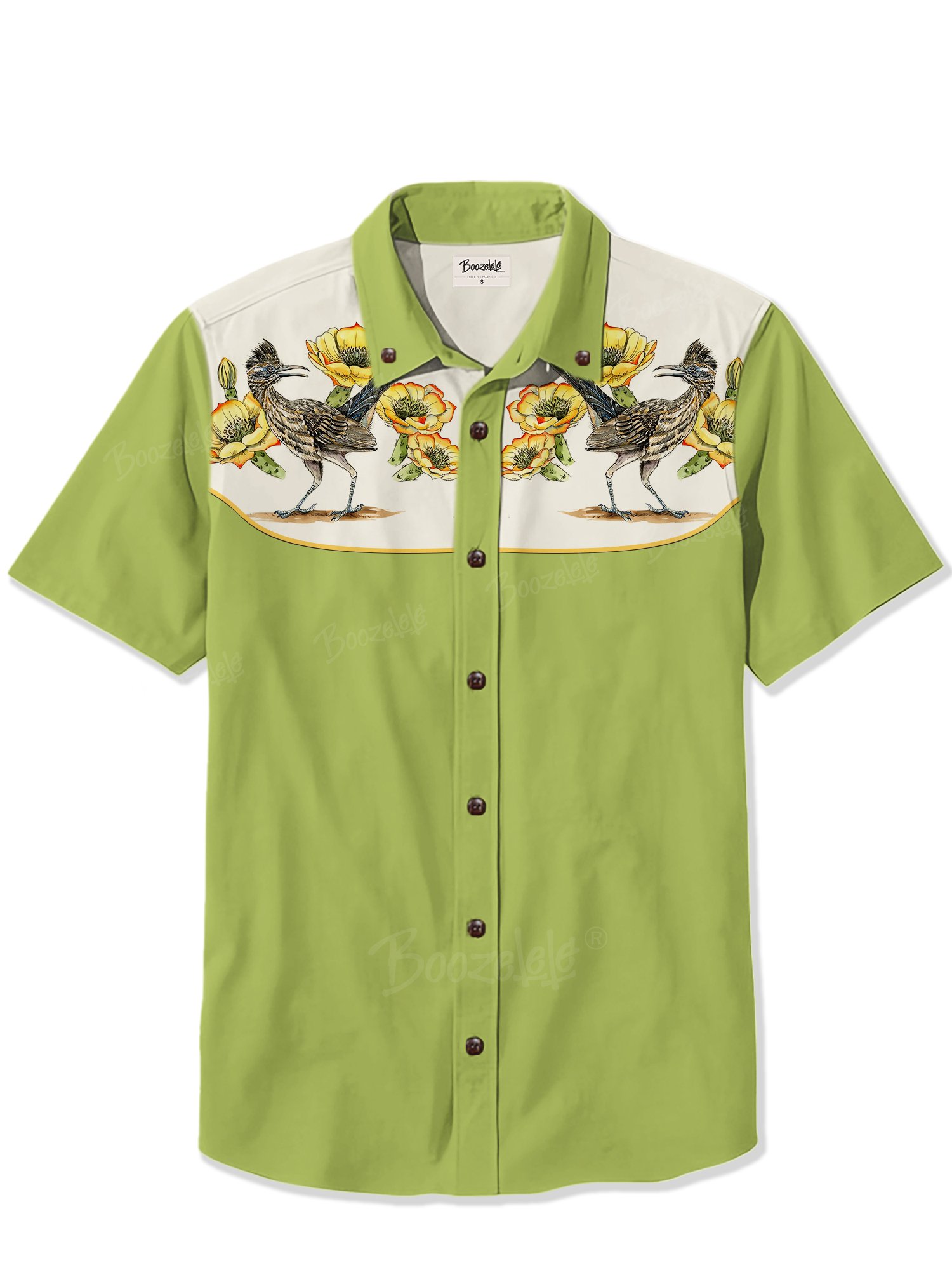 Roadrunner Cactus Cowboy - 100% Cotton Shirt