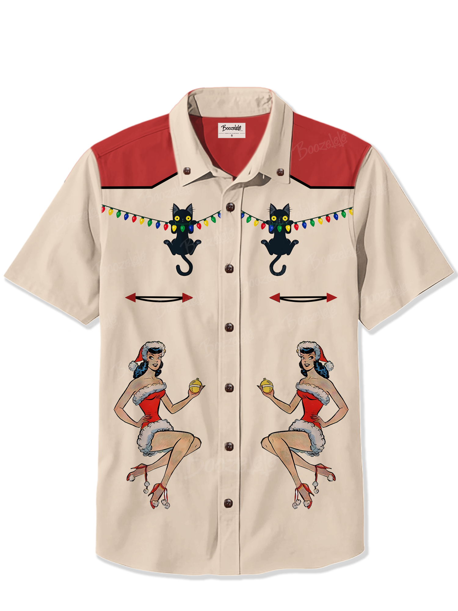 Christmas Western Cowgirl - 100% Cotton Shirt