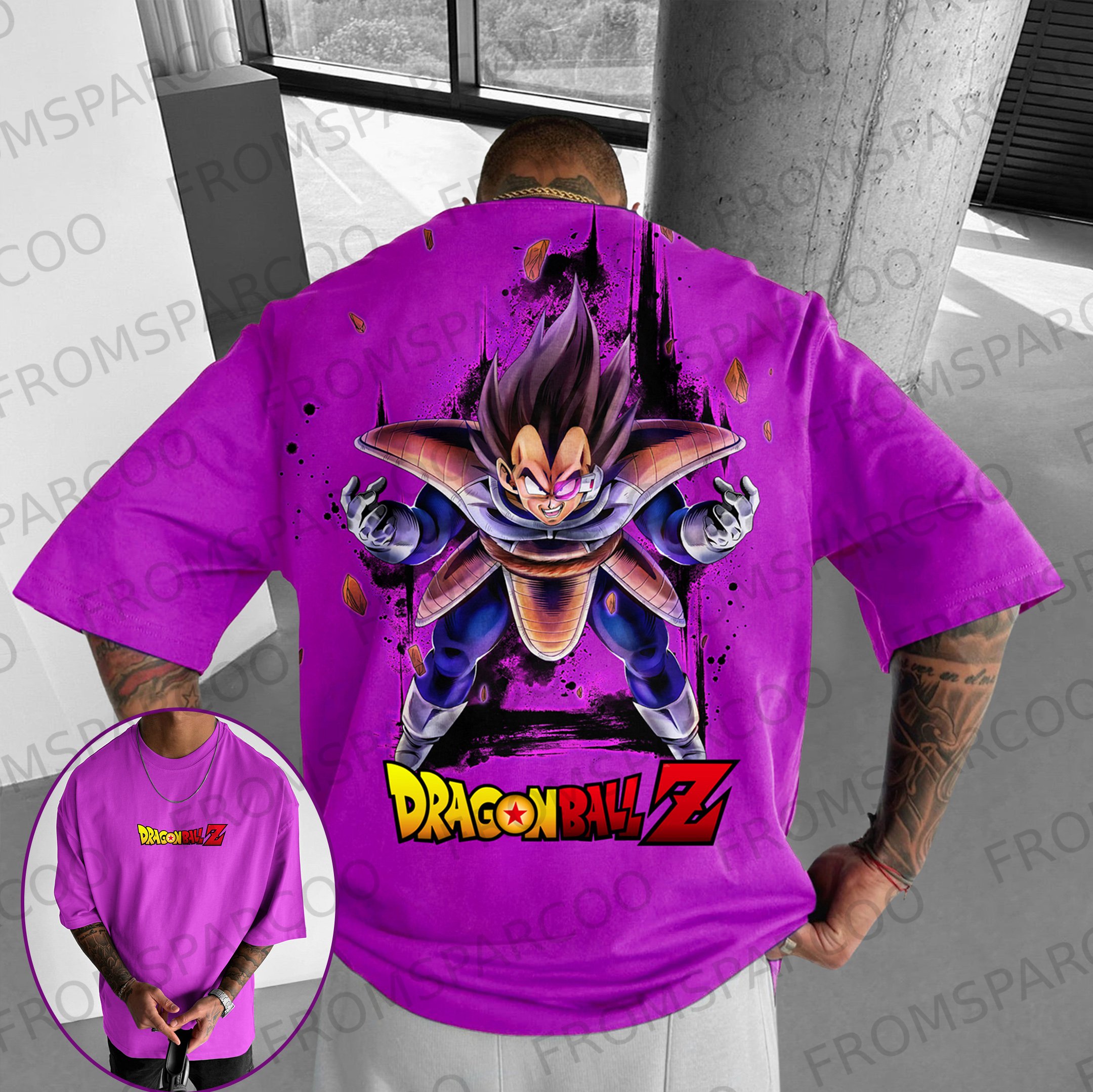 Unisex Oversized Anime Printed T-shirt