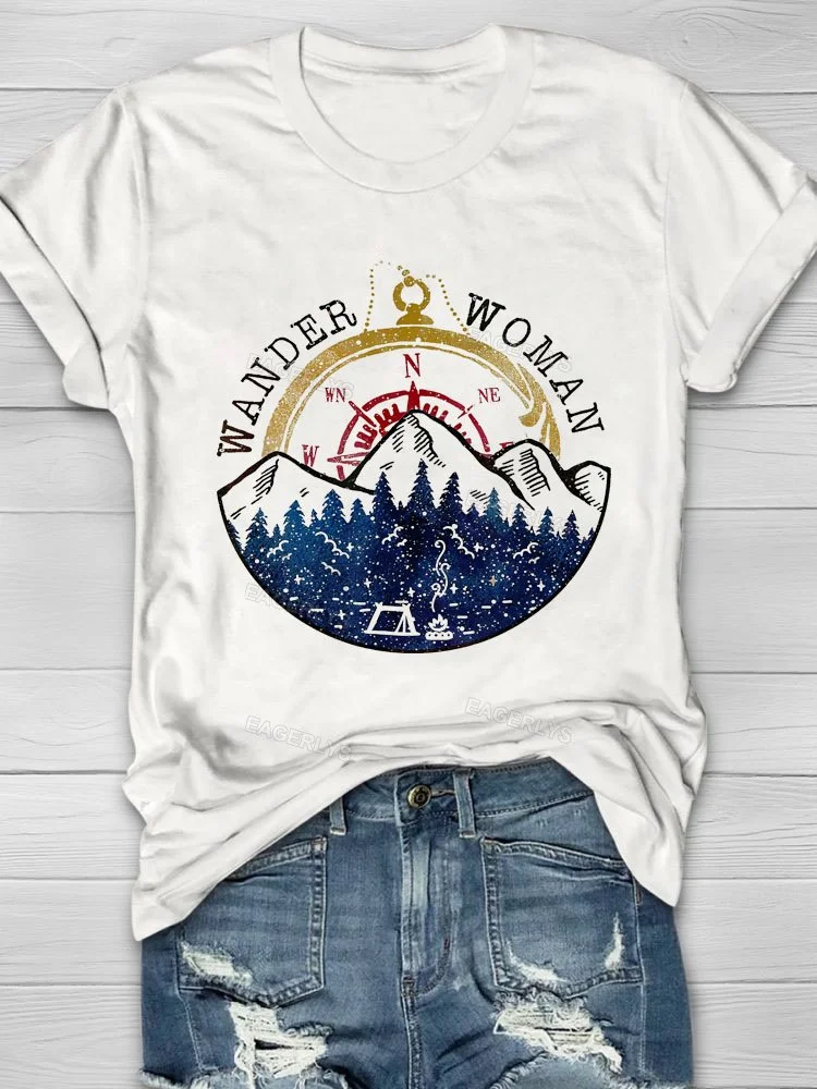 Eagerlys Wander Women Hiking T-shirt Eagerlys