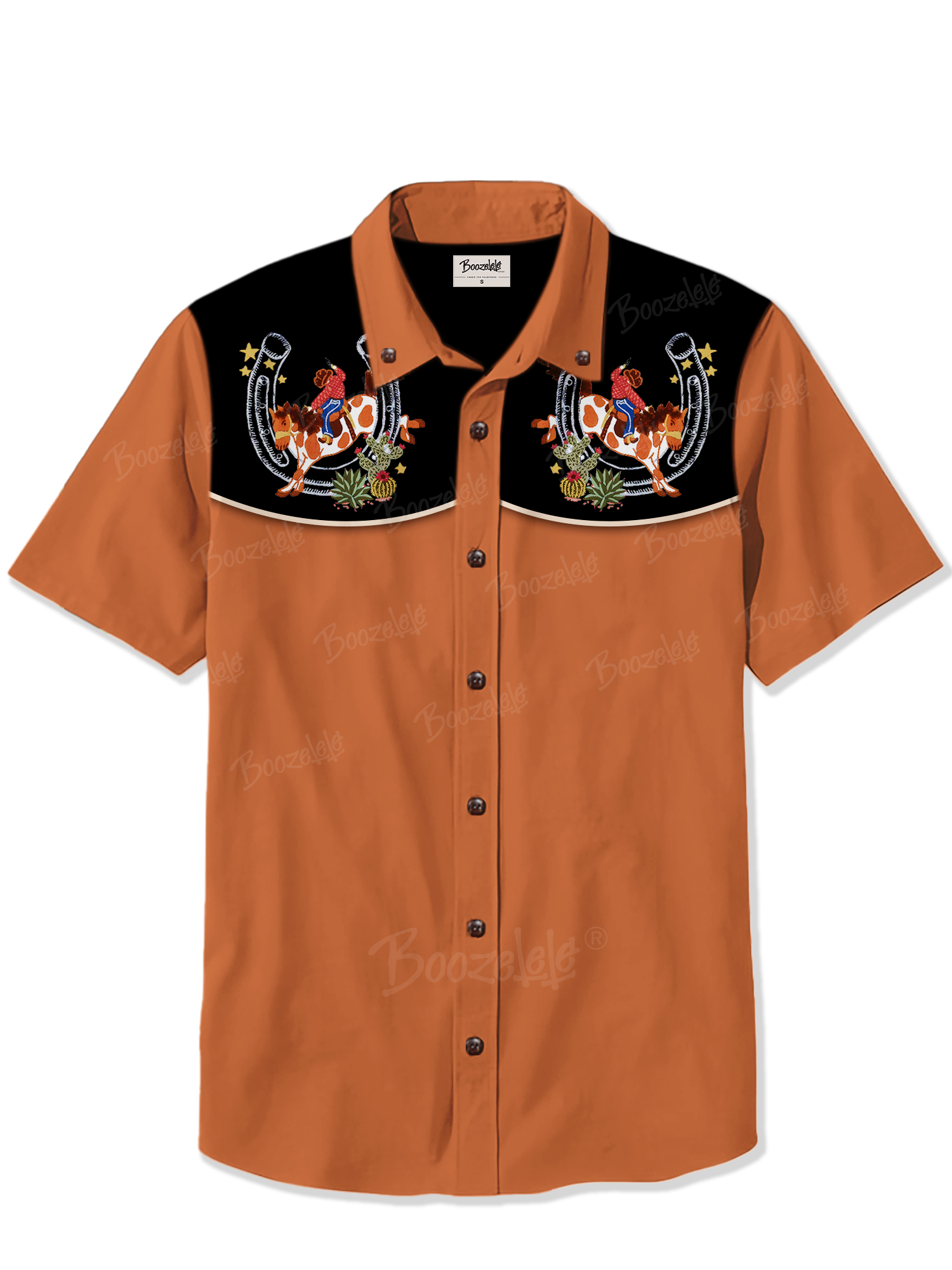 Western Cowboy Horseshoe - 100% Cotton Shirt