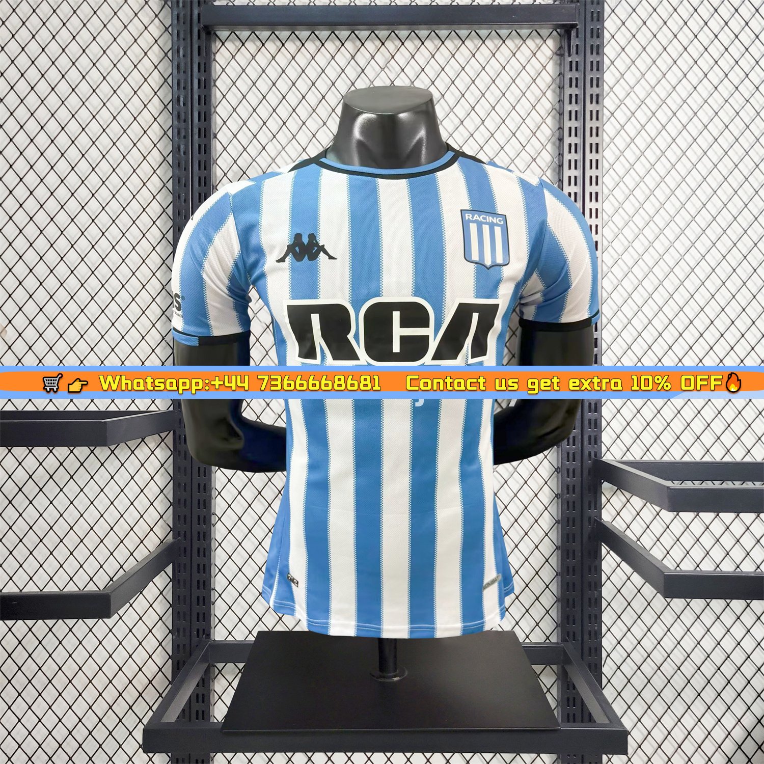 Racing Club de Avellaneda 24-25 Home Jersey - Player Version