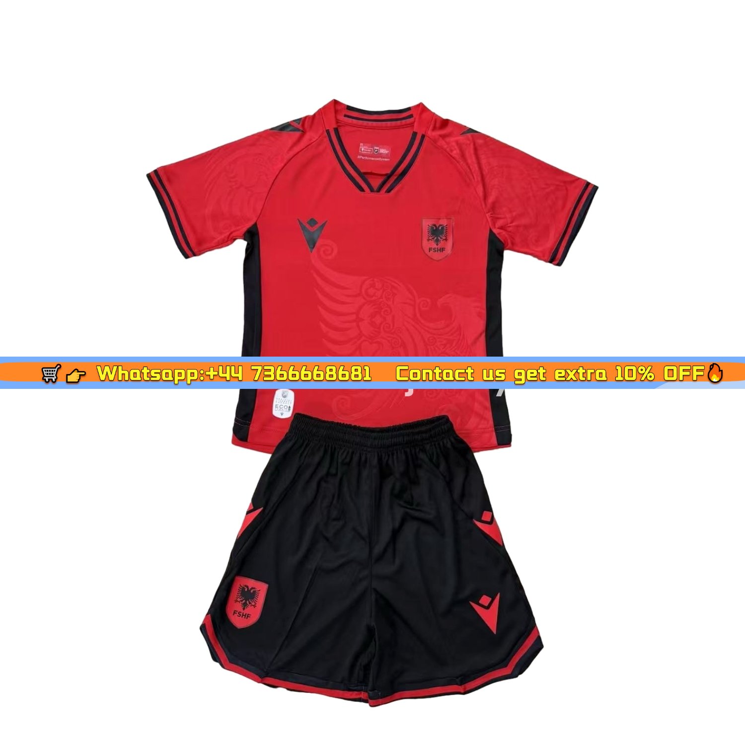 Albania 25-26 Home Men's Adult Jersey Set - Fans Version