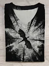 Unisex Flying Dragon Abstract Print Design T-Shirt