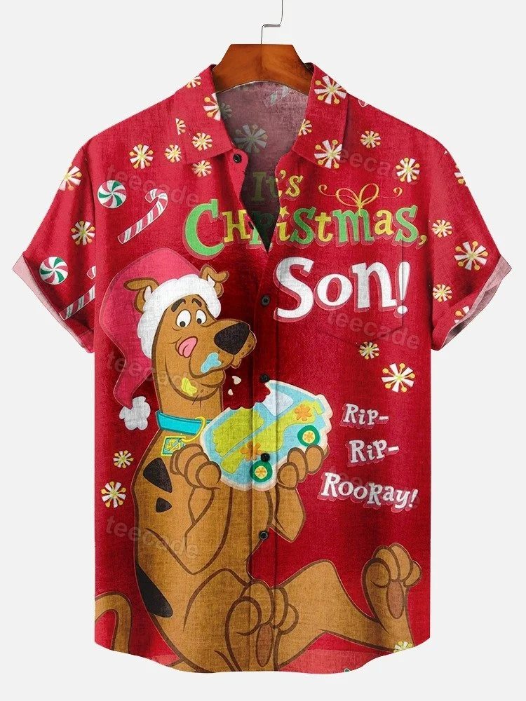 Teecade Teecade Fun Christmas Son Art Print Shirt