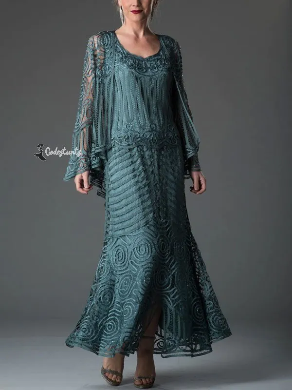 Fishtail Hollow Weave Temperament Ladies Skirt Suit