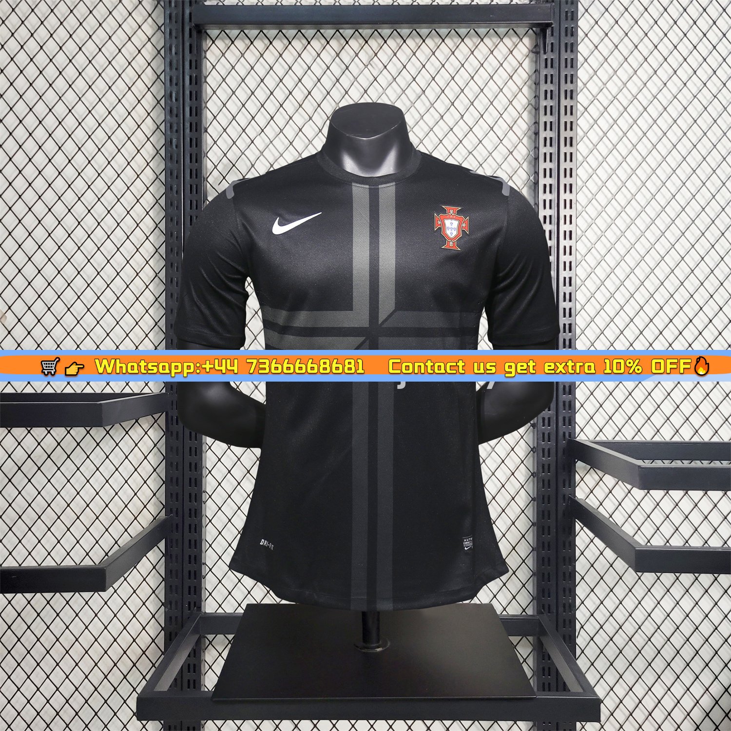 Retro Portugal 2013 Away Jersey - Player Version