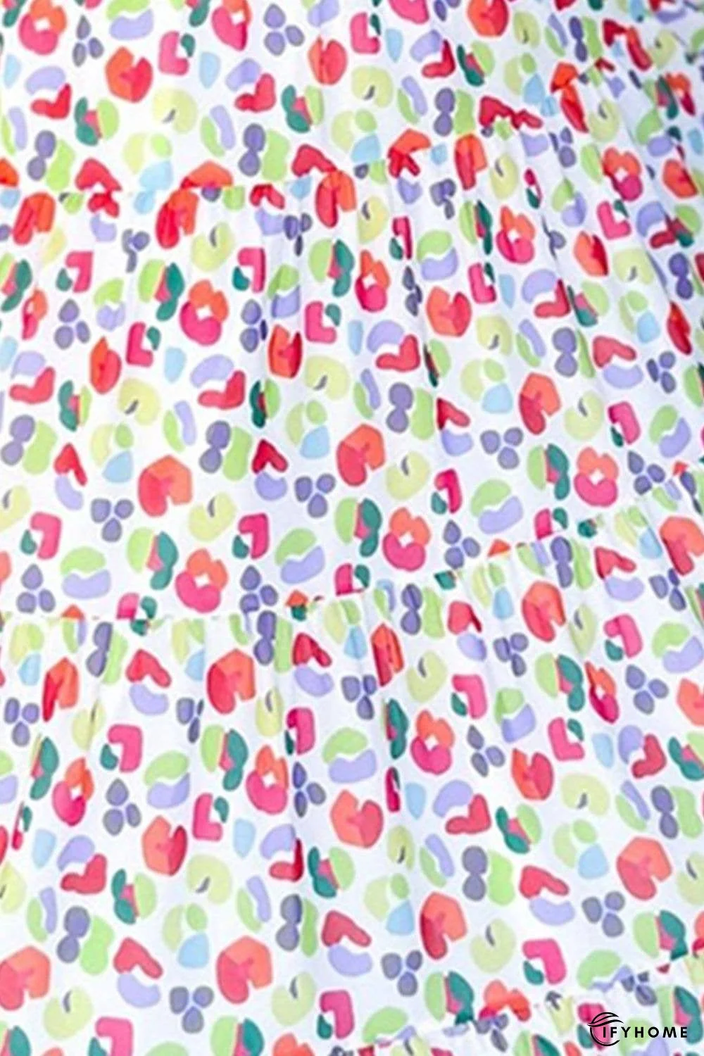 Printed Elastic Waist Skirt | IFYHOME