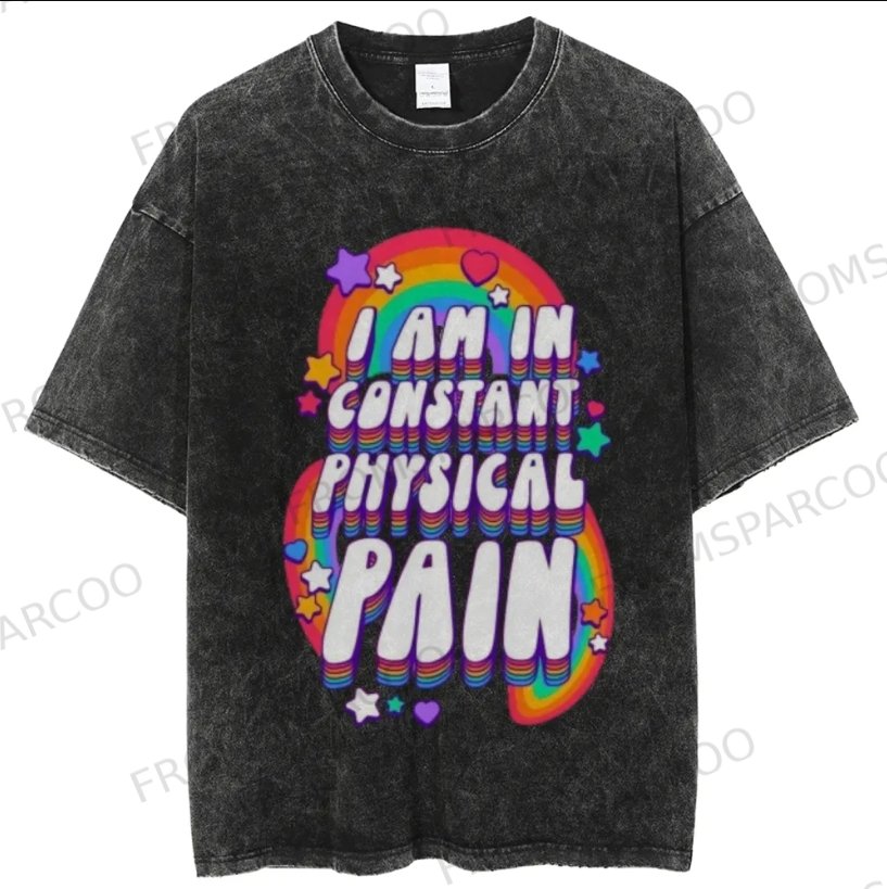 Physical Pain Unisex Vintage Washed Tee