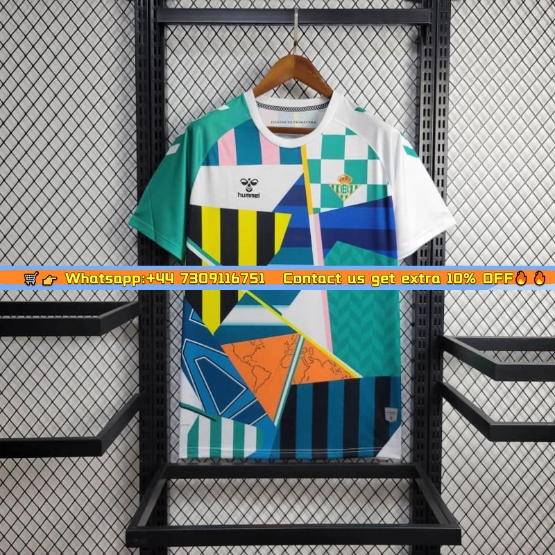 Real Betis 2024 Spring Festival Pre-match Jersey - Fans Version
