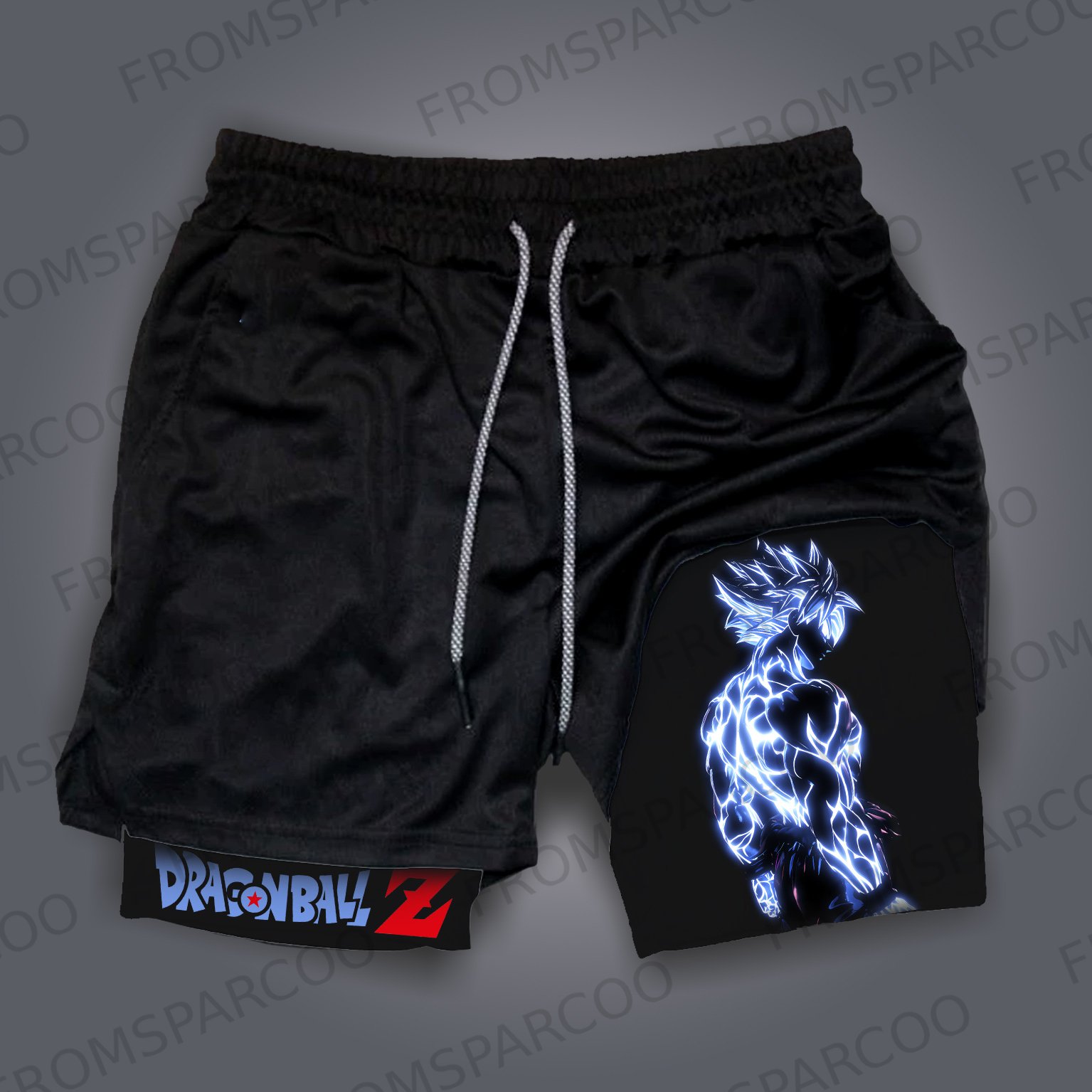Unisex Casual Anime Gym Shorts 