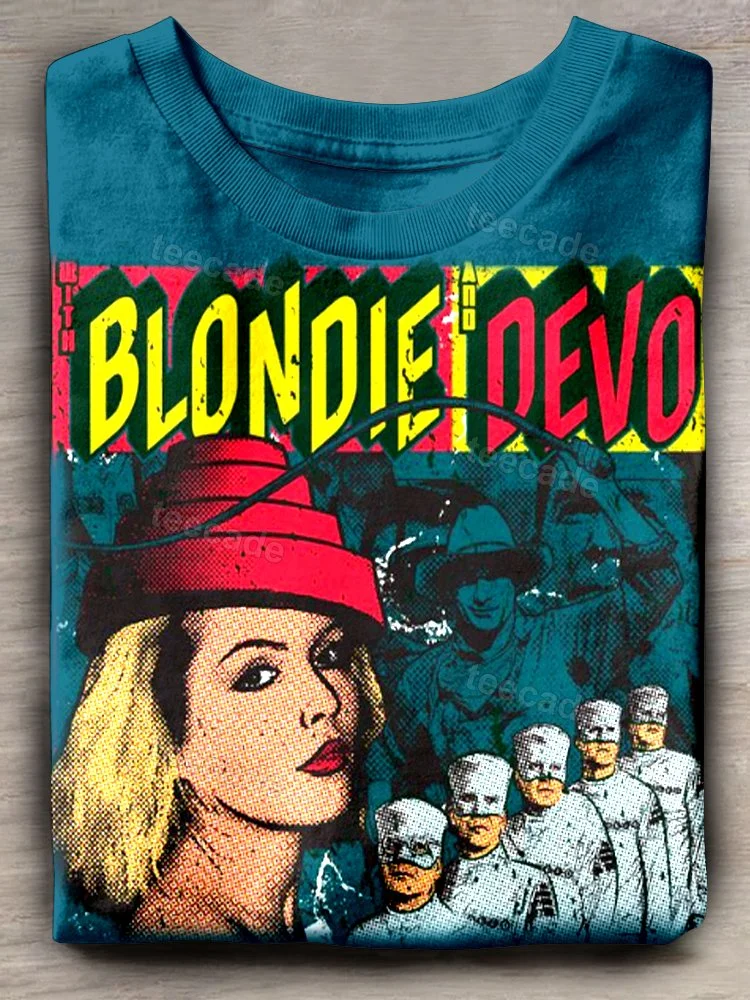 Teecade Devo Band Art Print T-shirt