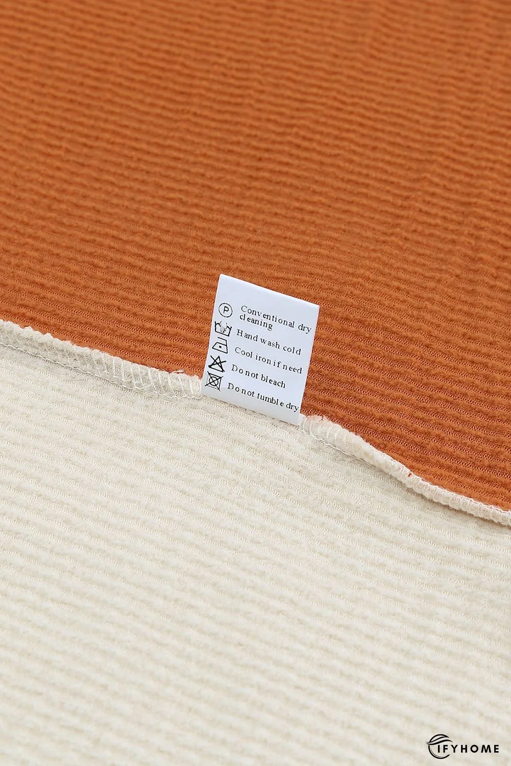 Patchwork Color Block Ribbed Long Sleeve Top | IFYHOME