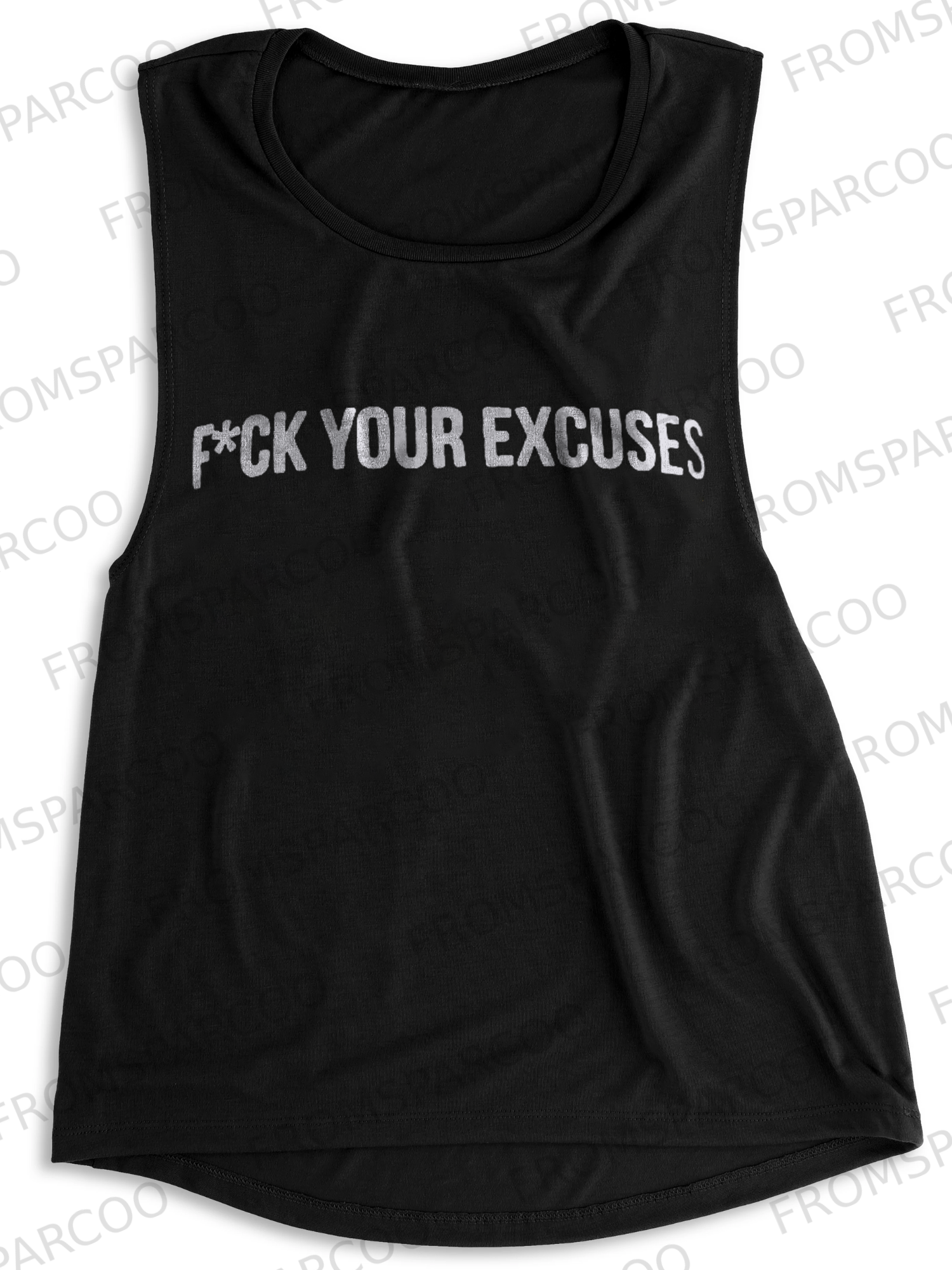 F*ck Your Excuses Printed Women's Vest