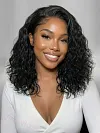 Glueless Loose Wavy Bob 150% High Density Drawstring Hair Wig For Beginners
