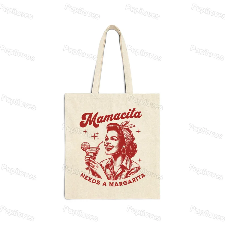 Pupiloves Pupiloves Mamacita Needs A Margarita Tote Bag