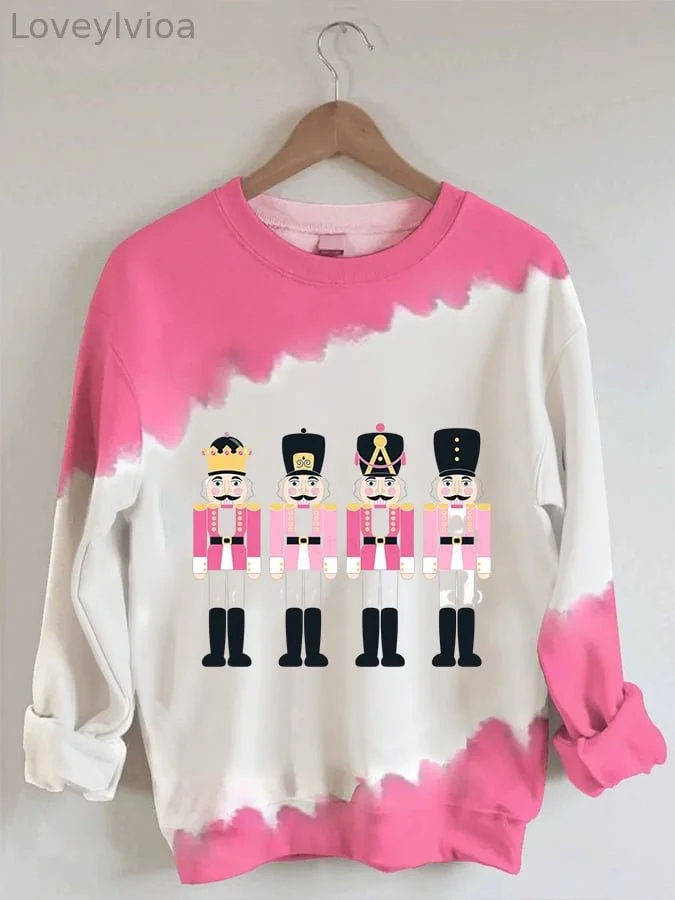 Printed Long Sleeved Sweater
