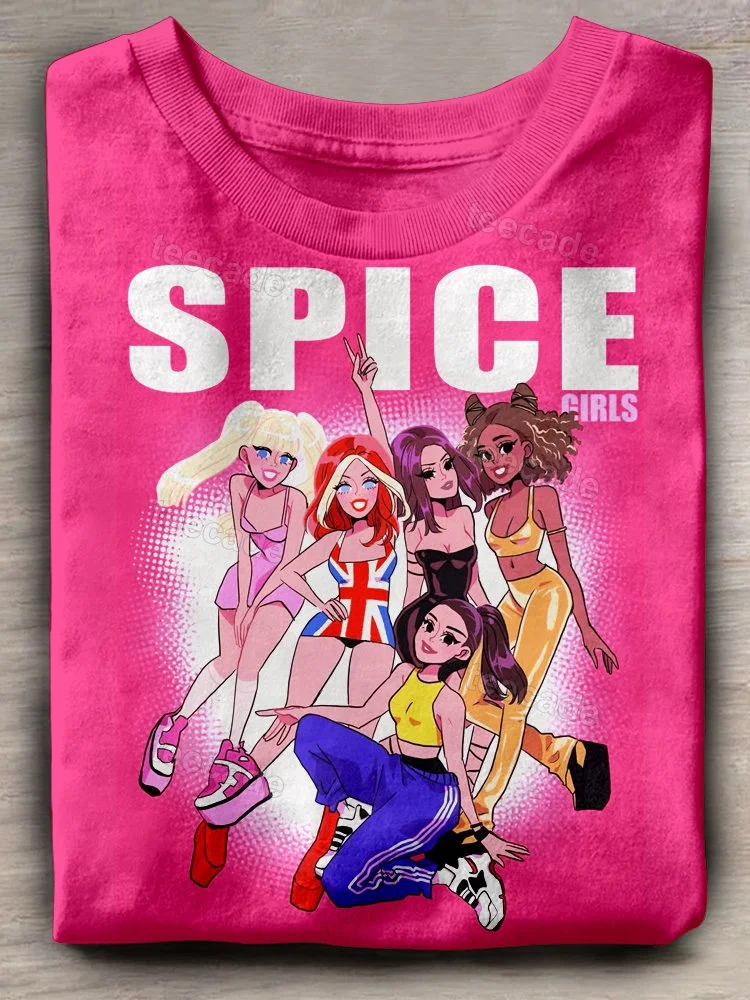 Teecade Spice Girls Art Print T-shirt