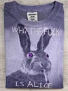 Unisex Smoking Bunny Print Casual Short Sleeve T-Shirt
