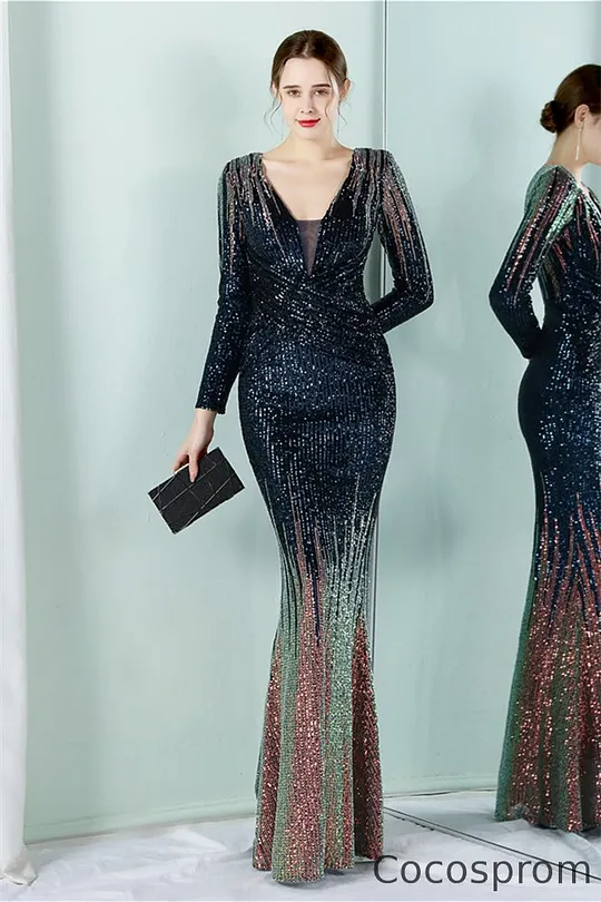 green emerald velvet dress Sale Ready-to-Ship Sequin Bridesmaid Dress