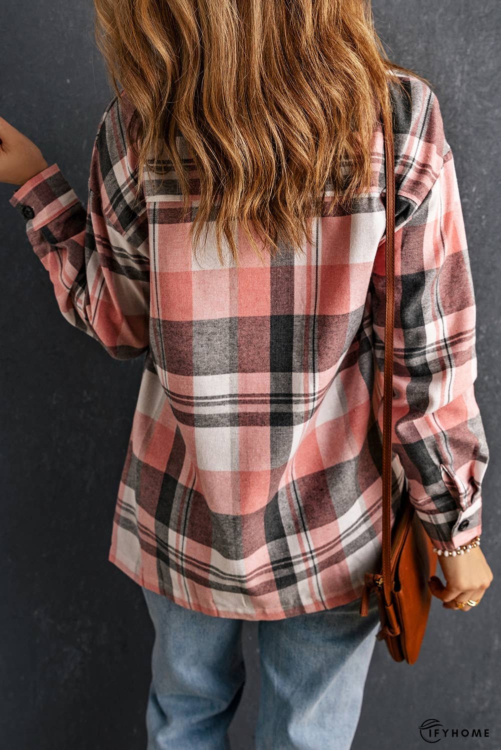 Plaid Button Up Patch Pocket Shirt | IFYHOME